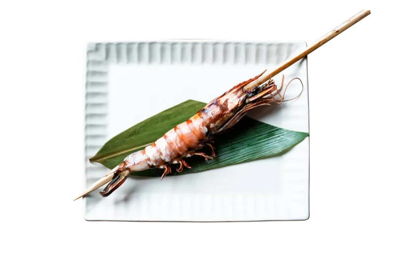 エビの酒粕焼き
